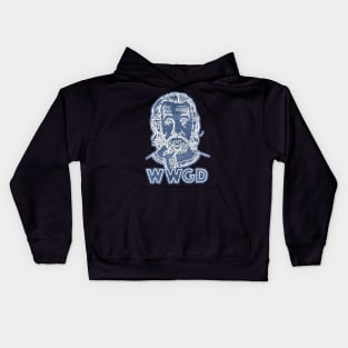 What Would George Do Embroidery Styles Kids Hoodie